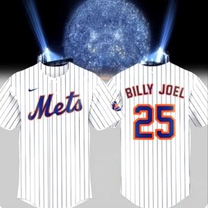NY Mets Billy Joel #25 Jersey- Special Limited Purchase 8/12/25- Size XL